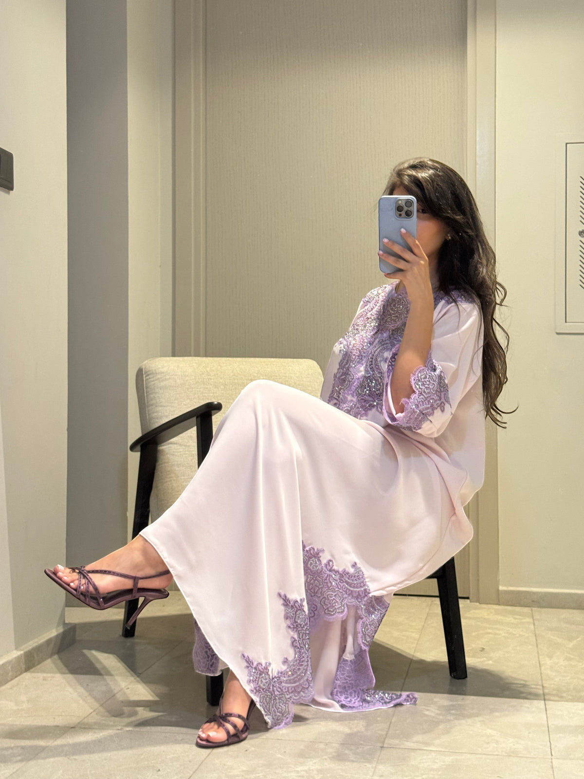 Lilac Lace Dress