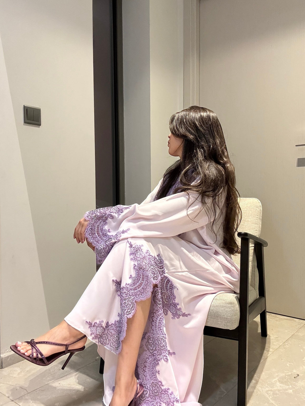 Lilac Lace Dress