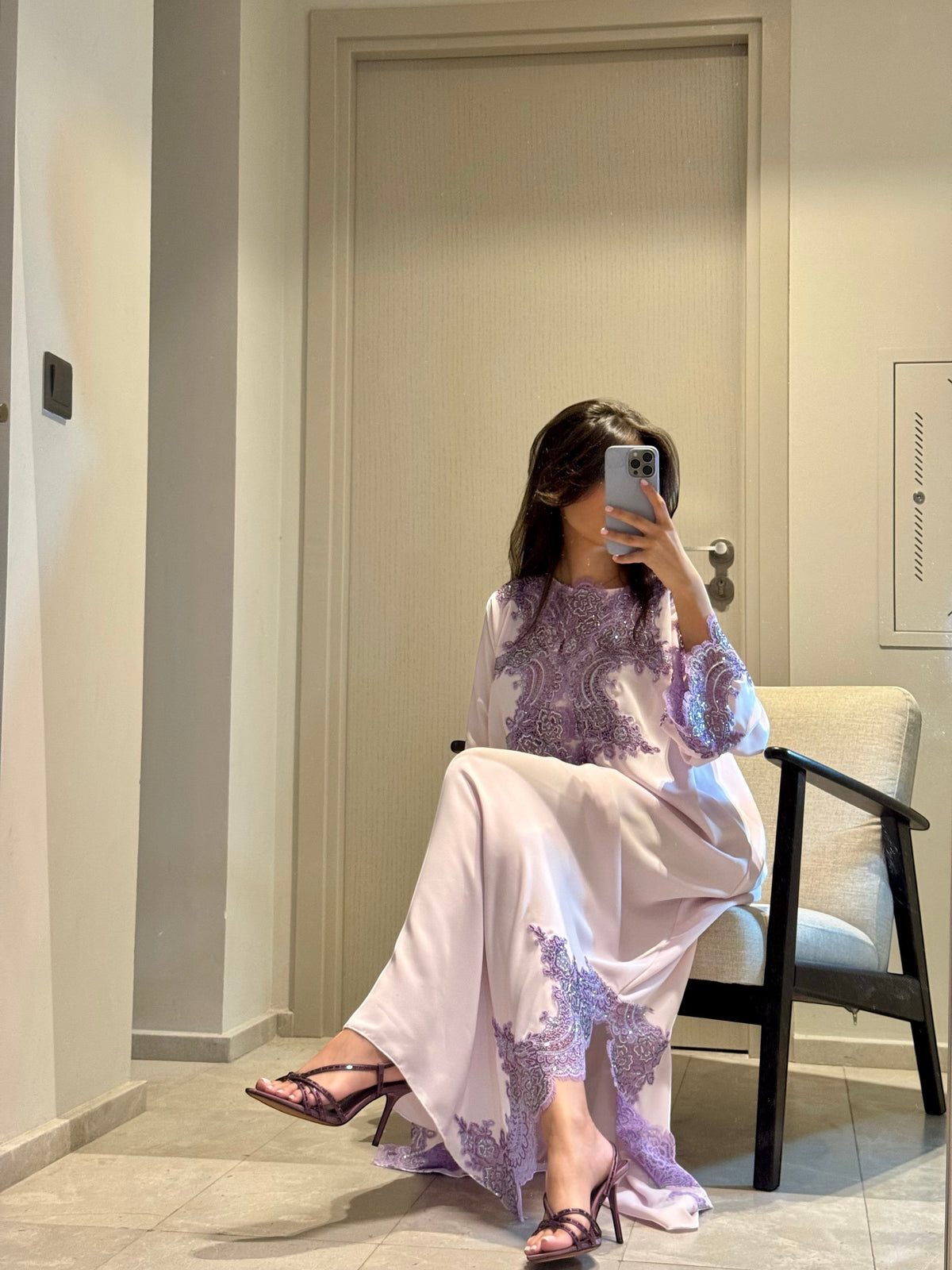 Lilac Lace Dress