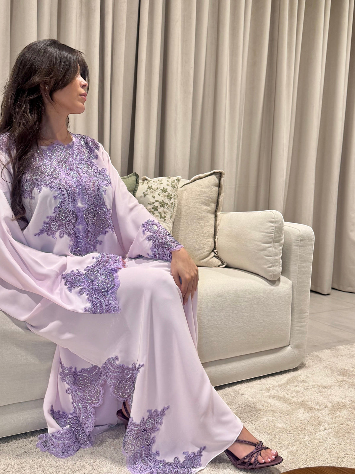 Lilac Lace Dress