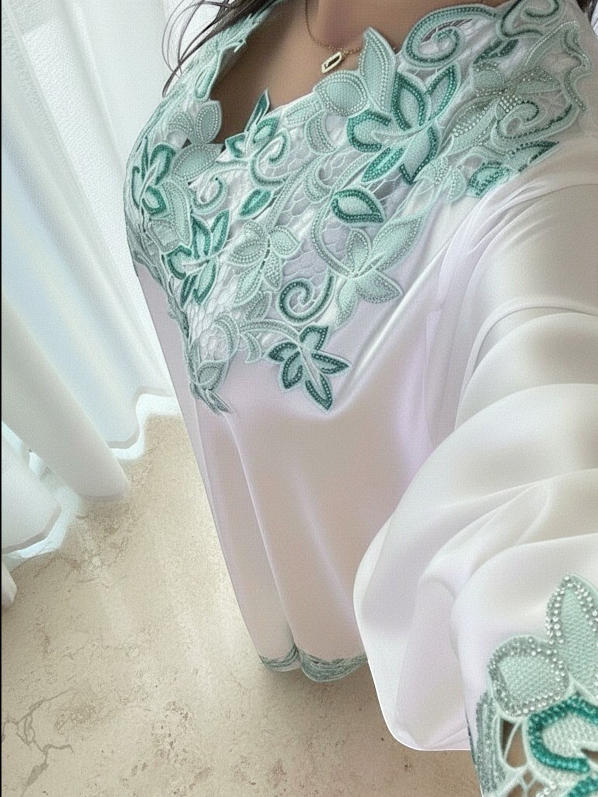 Emerald Lace Dress