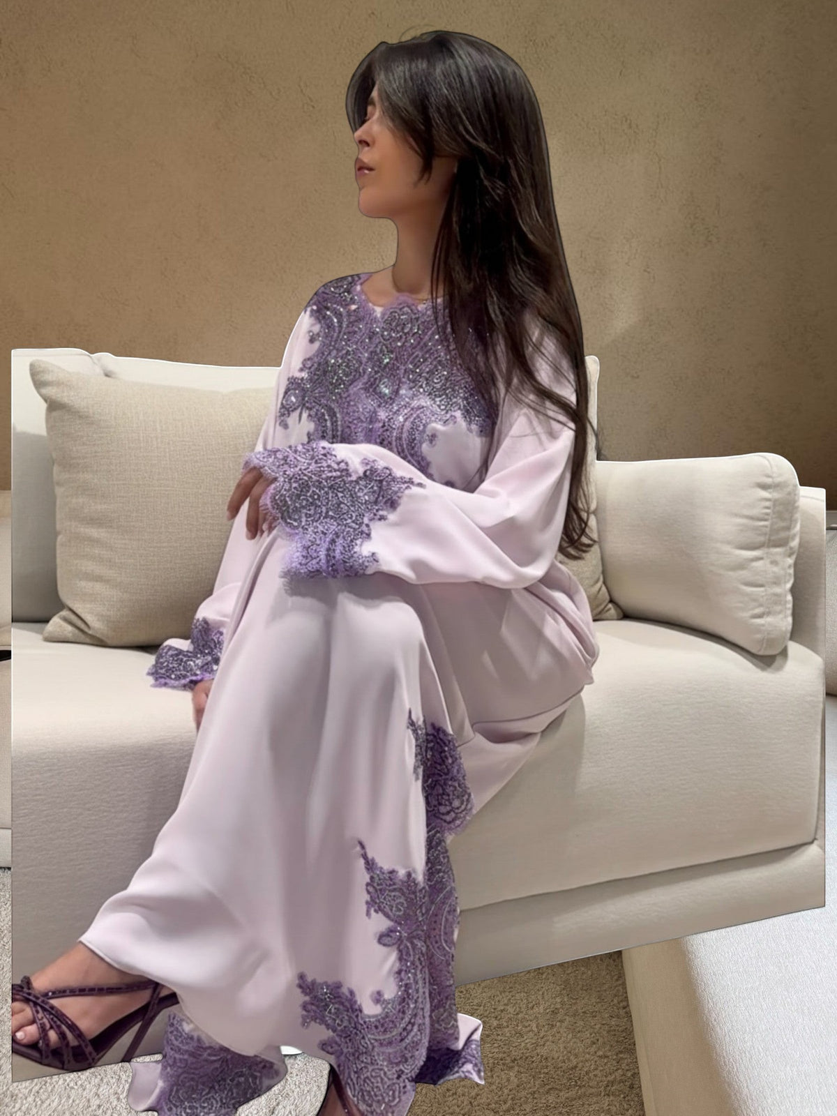 Lilac Lace Dress
