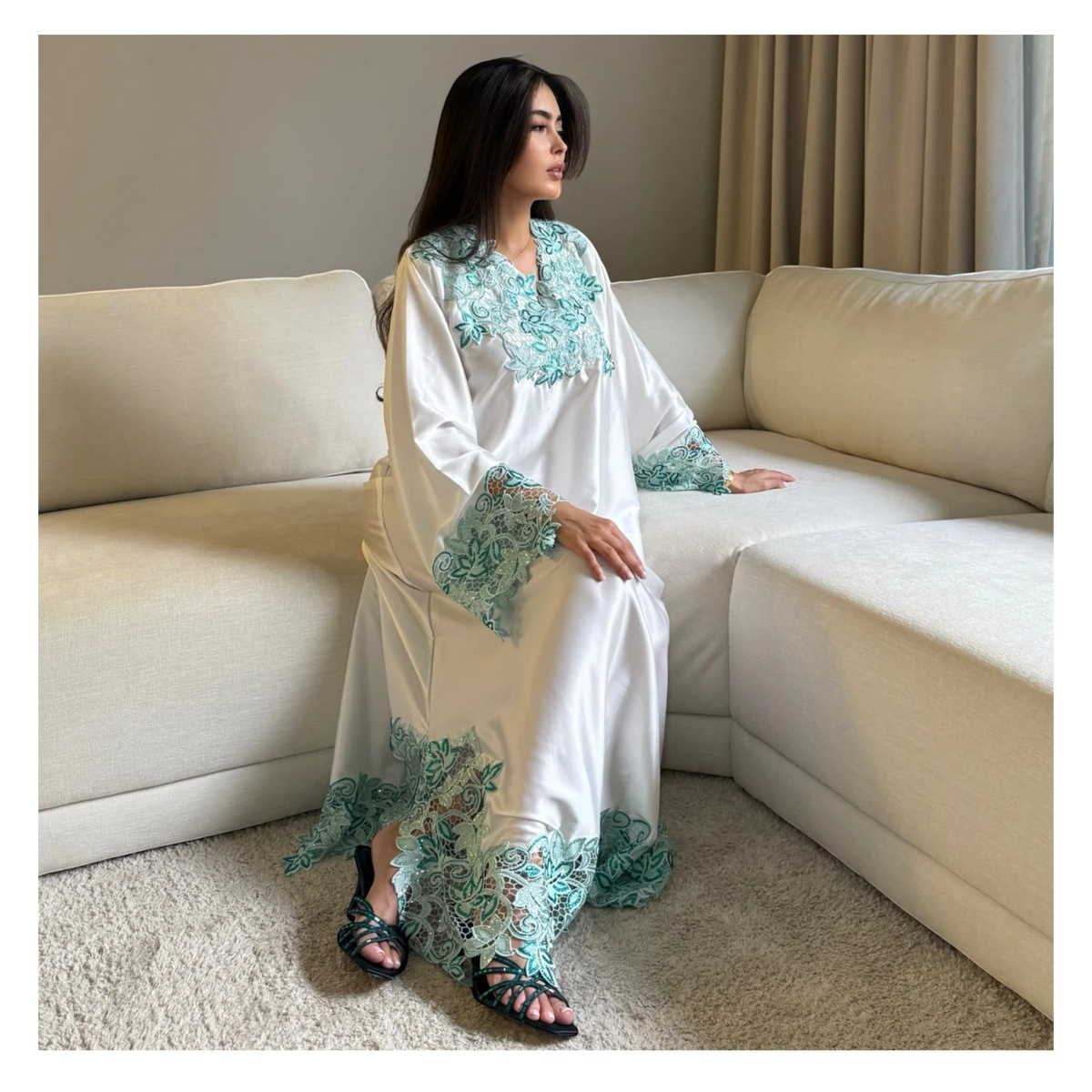 Emerald Lace Dress